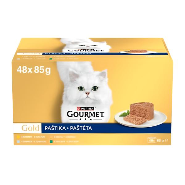 Gourmet Gold Multipack paštiky mix příchutí 48x85g