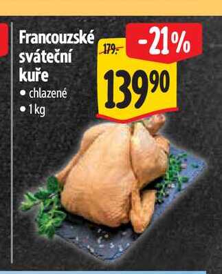 Francouzské sváteční kuře  1 kg