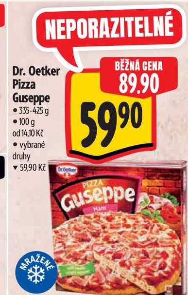 Dr. Oetker Pizza Guseppe 335-425 g