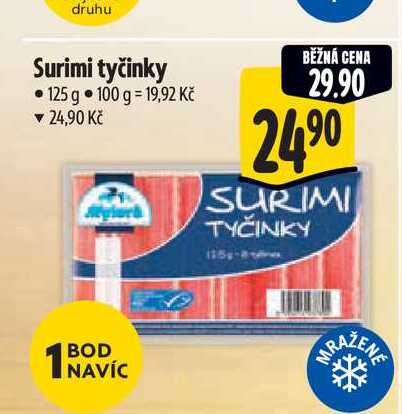   Surimi tyčinky 125 g 