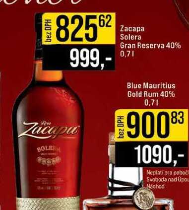Zacapa Solera Gran Reserva 40% 0,7l
