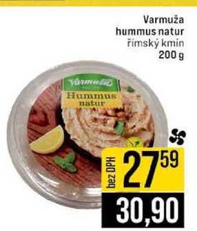 Varmuža hummus natur římský kmin 200 g