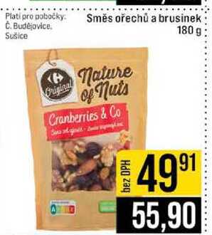 Směs ořechů a brusinek 180 g