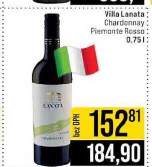 Villa Lanata Chardonnay Piemonte Rosso 0,75l