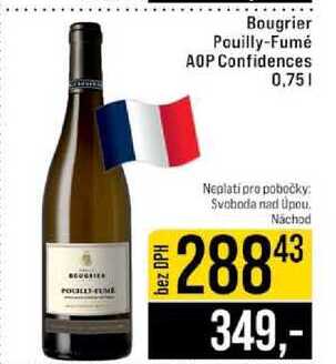 Bougrier Pouilly-Fumé AOP Confidences 0,75l