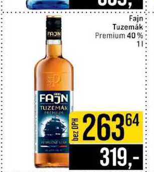 Fajn Tuzemák Premium 40% 1l