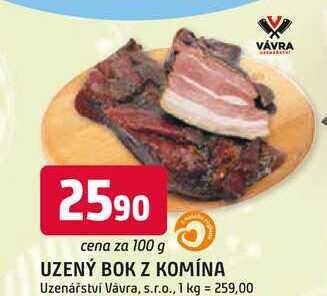 UZENÝ BOK Z KOMÍNA 100g