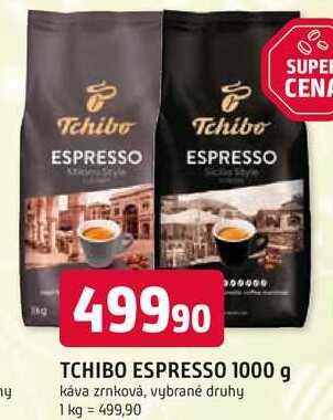 TCHIBO ESPRESSO 1000 g káva zrnková