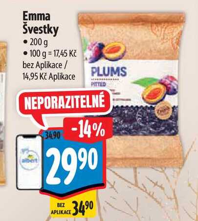 Emma Švestky 200 g 