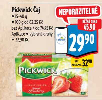 Pickwick Čaj  15-40 g 