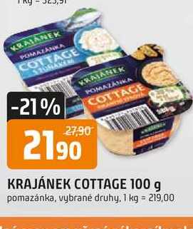 KRAJÁNEK COTTAGE 100 g pomazánka