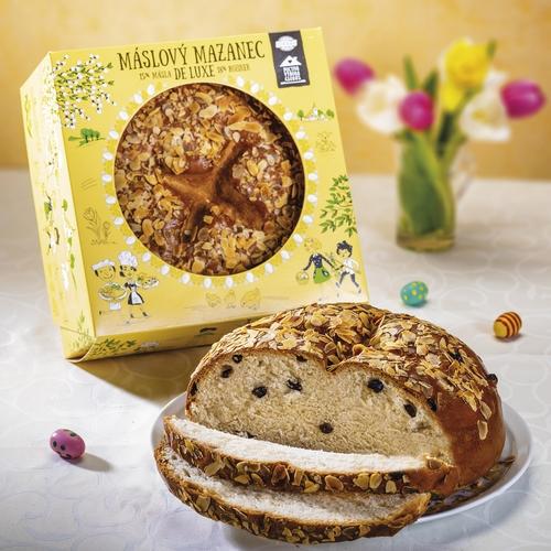 Máslový mazanec de luxe, 850 g