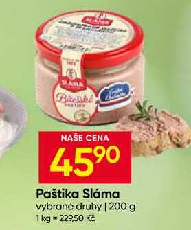 Paštika Sláma vybrané druhy 200 g