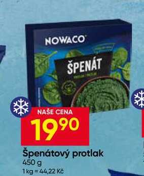 NOWACO Špenátový protlak 450 g