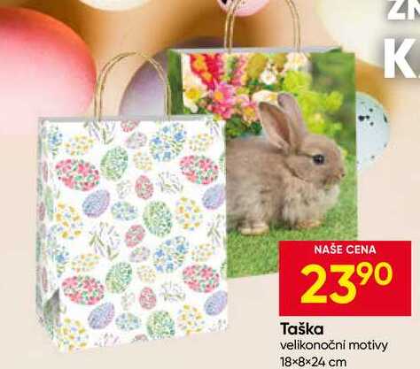 Taška velikonoční motivy 18×8×24 cm