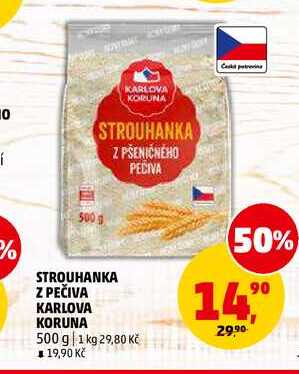 STROUHANKA Z PEČIVA KARLOVA KORUNA, 500 g