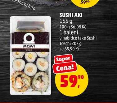 SUSHI AKI, 166 g 