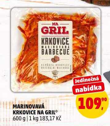 MARINOVAVÁ KRKOVICE NA GRIL, 600 g