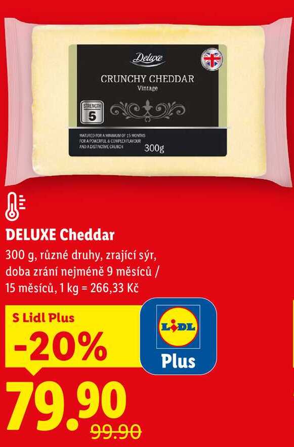 DELUXE Cheddar, 300 g