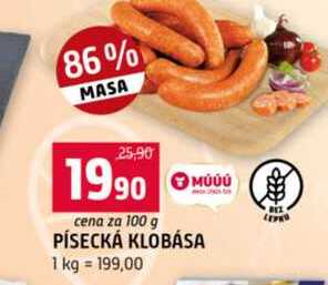 PÍSECKÁ KLOBÁSA 100g 
