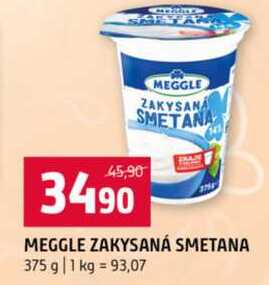 MEGGLE ZAKYSANÁ SMETANA 375 g