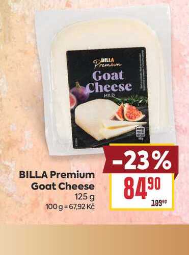 BILLA Premium Goat Cheese 125 g 