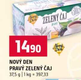 NOVÝ DEN PRAVÝ ZELENÝ ČAJ 37,5 g   