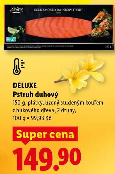 DELUXE Pstruh duhový, 150 g