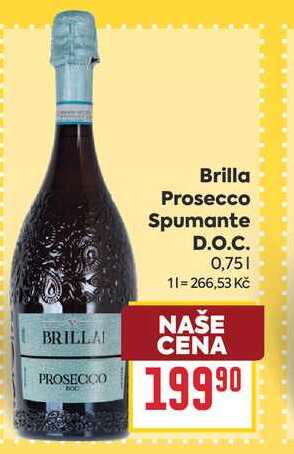 Brilla Prosecco Spumante D.O.C. 0,75l