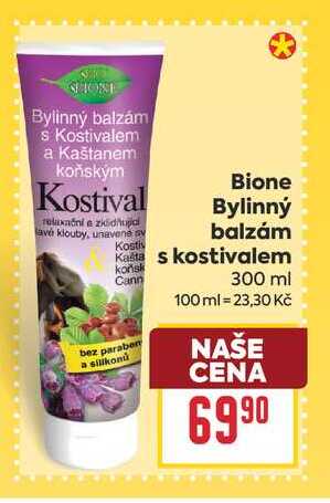 Bione Bylinný balzám 300 ml