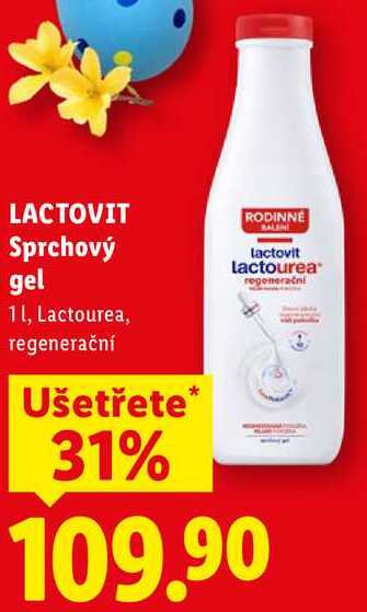 LACTOVIT Sprchový gel, 1 l