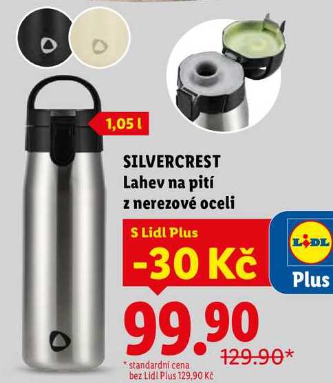 SILVERCREST Lahev na pití z nerezové oceli 