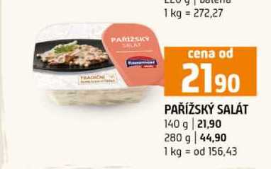PAŘÍŽSKÝ SALÁT 140 g 280 g