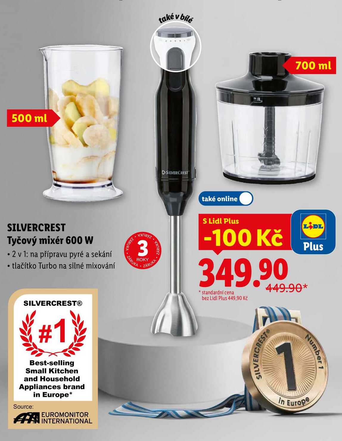 SILVERCREST Tyčový mixér 600 W 