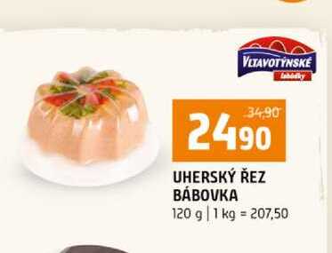 UHERSKÝ ŘEZ BÁBOVKA 120 g 