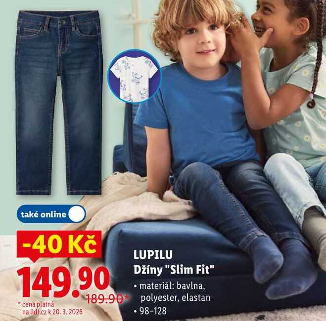 LUPILU Džíny "Slim Fit" 