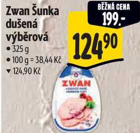 Zwan Šunka dušená výběrová, 325 g 