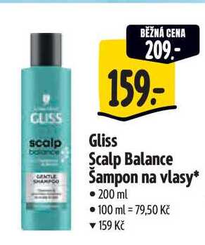 Gliss Scalp Balance Šampon na vlasy, 200 ml 