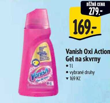 Vanish Oxi Action Gel na skvrny, 1 l