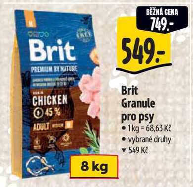 Brit Granule pro psy, 8 kg