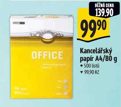 Kancelářský papír A4/80 g 