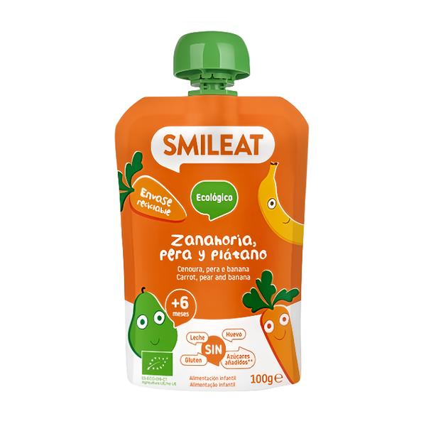 Smileat BIO Kapsička hruška, karotka a banán