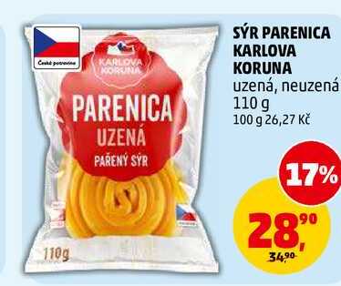 SÝR PARENICA KARLOVA KORUNA, 110 g