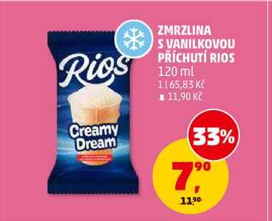 ZMRZLINA S VANILKOVOU PŘÍCHUTÍ RIOS, 120 ml 