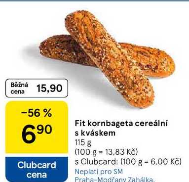 Fit kornbageta cereální s kváskem, 115 g