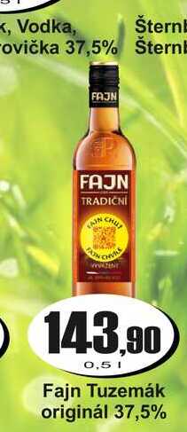 Fajn Tuzemák originál 37,5%  0,5l