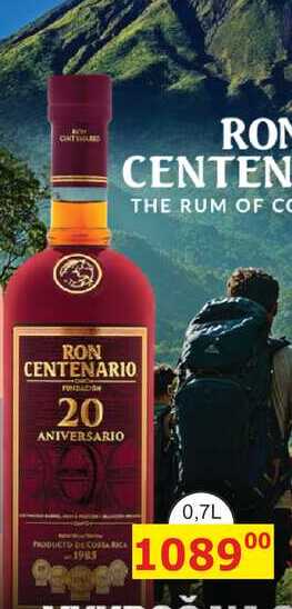 RON CENTENARIO 20 ANIVERSARIO 0,7l