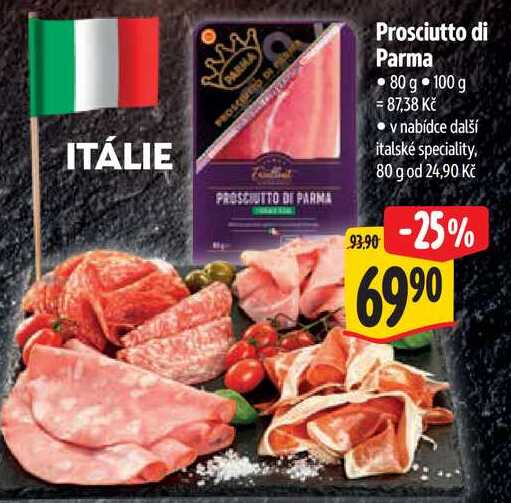 Prosciutto di Parma, 80 g 