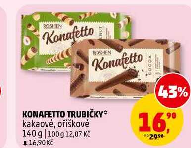 KONAFETTO TRUBIČKY, 140 g