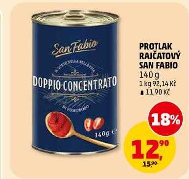 PROTLAK RAJČATOVÝ SAN FABIO, 140 g